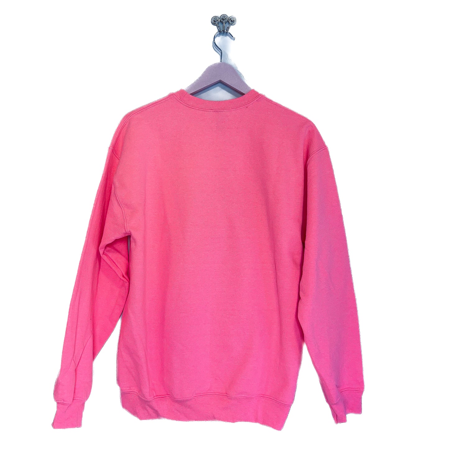 Neon Pink Crewneck – “Loud Wings, Soft Heart”