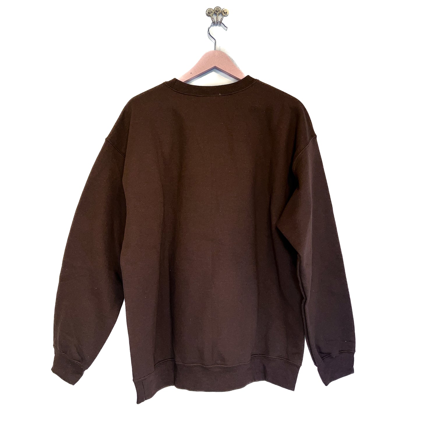 Chocolate Brown Crewneck – “Butterfly Season”