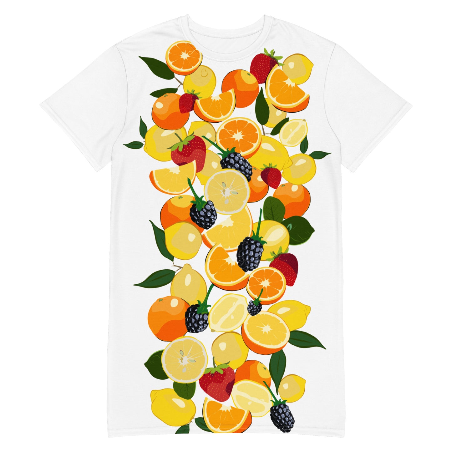 Everyday Tee Shirt Dress in Fruit Salad