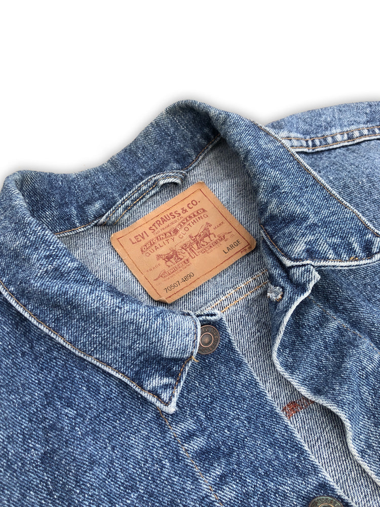 Authentic Western Vintage Hand Embroidered Levis Jacket