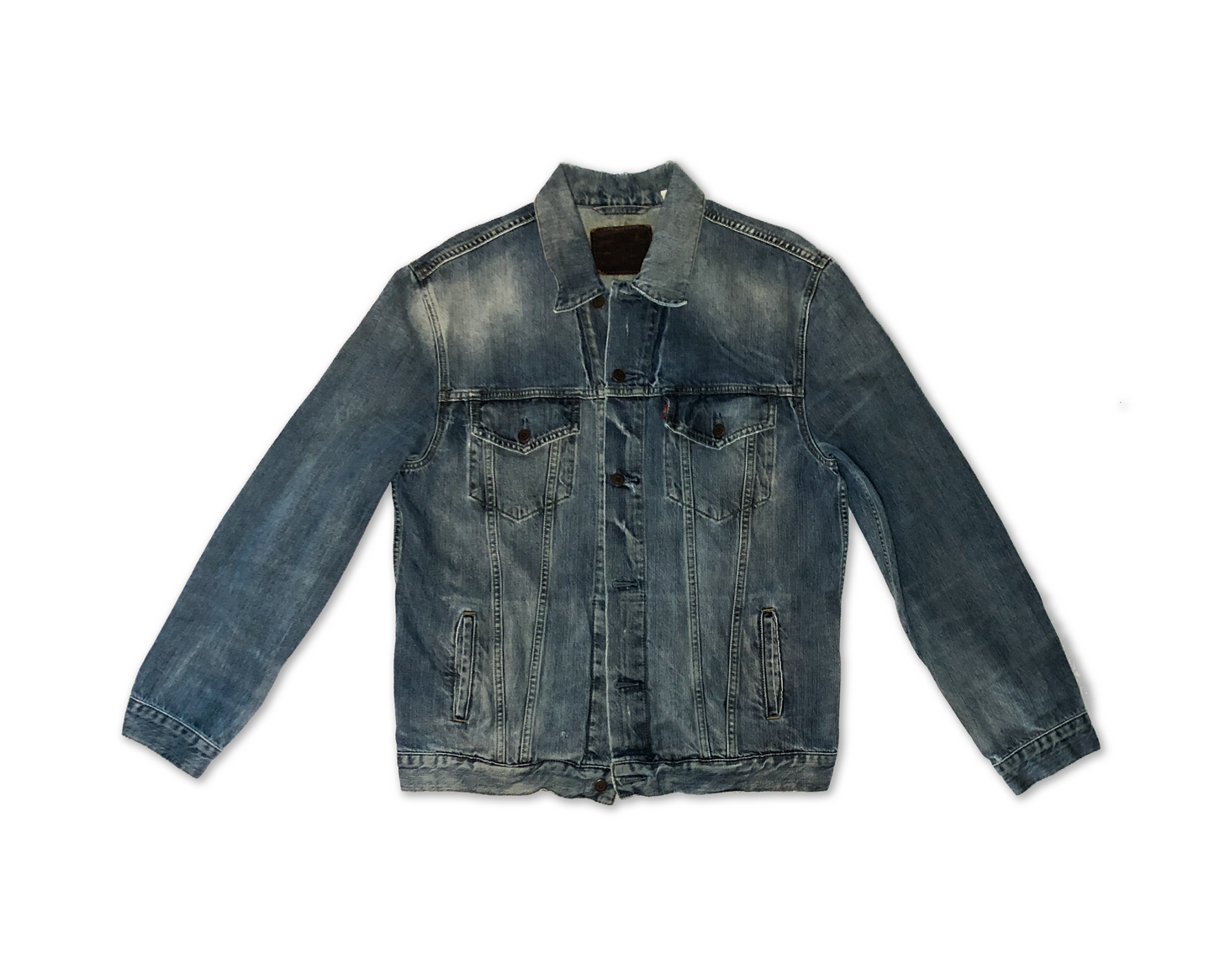 Bold Lips Vintage Hand Embroidered Levis Jacket XL