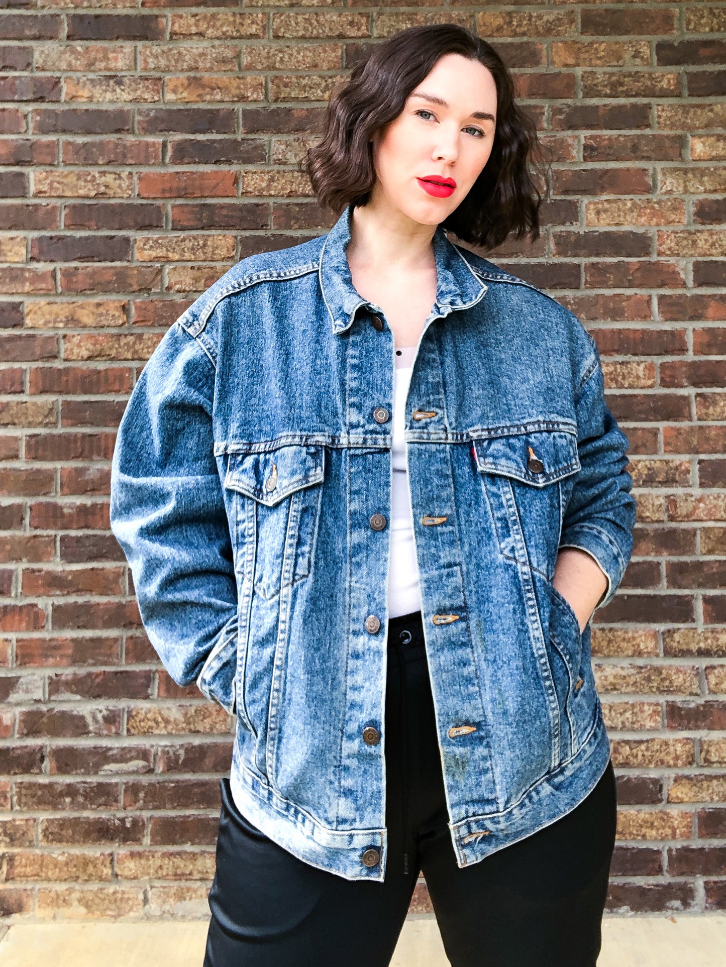 Authentic Western Vintage Hand Embroidered Levis Jacket