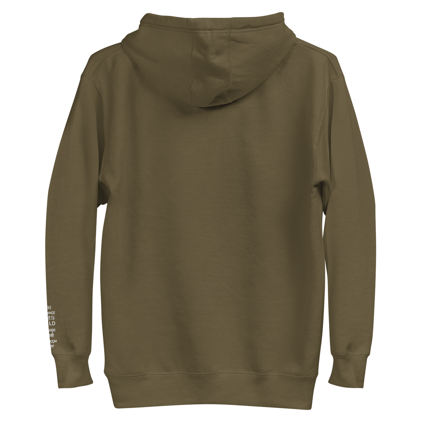 Stay Wild Unisex Hoodie in Olive