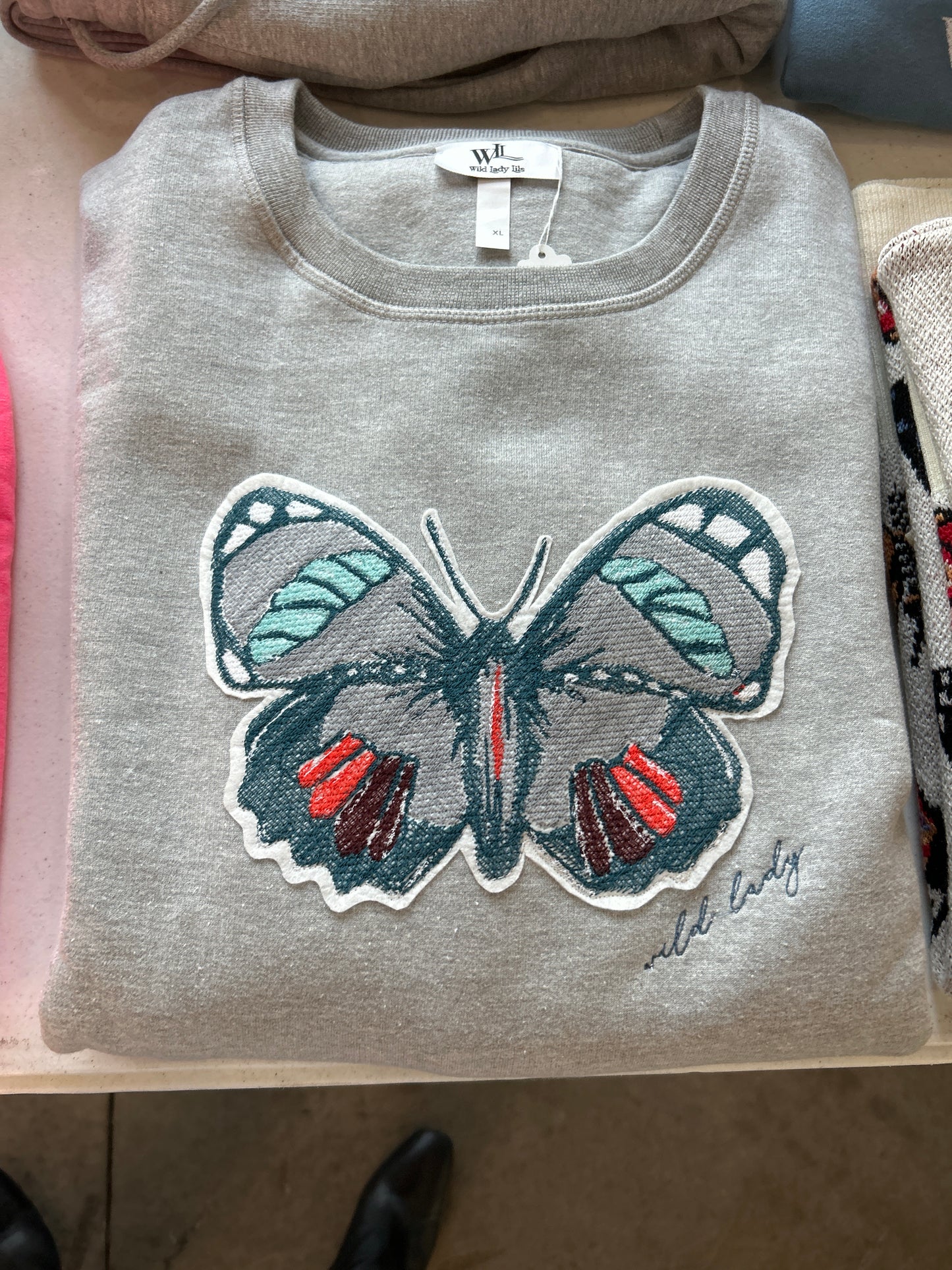 Heather Gray Crewneck – “Main Character Neutral”