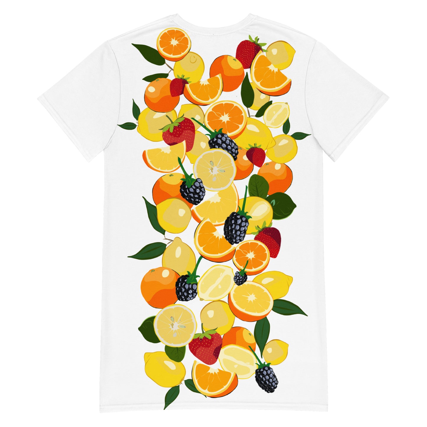 Everyday Tee Shirt Dress in Fruit Salad