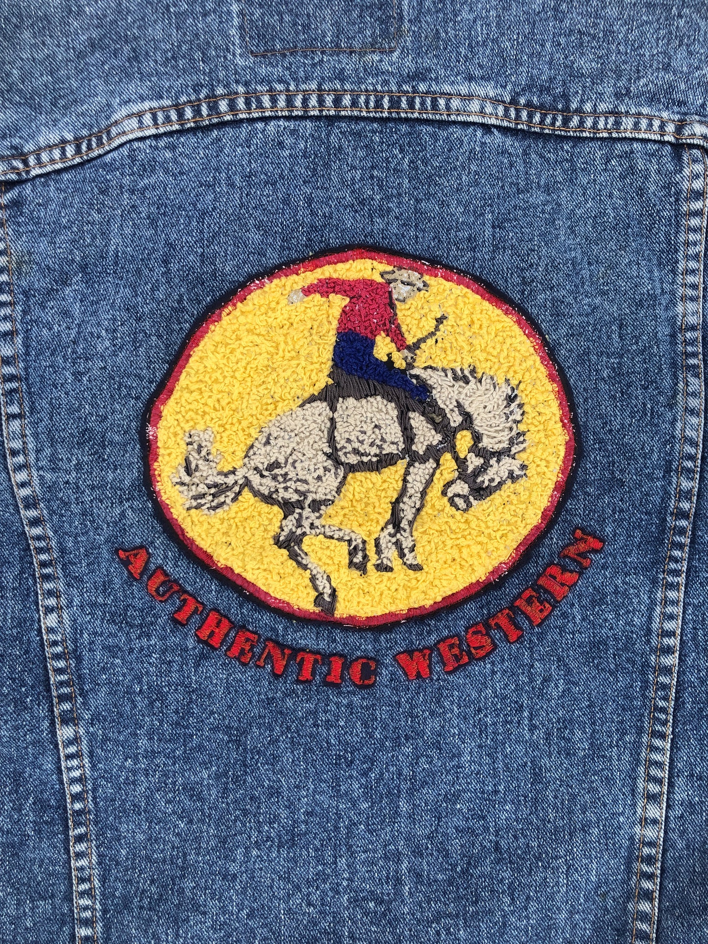 Authentic Western Vintage Hand Embroidered Levis Jacket